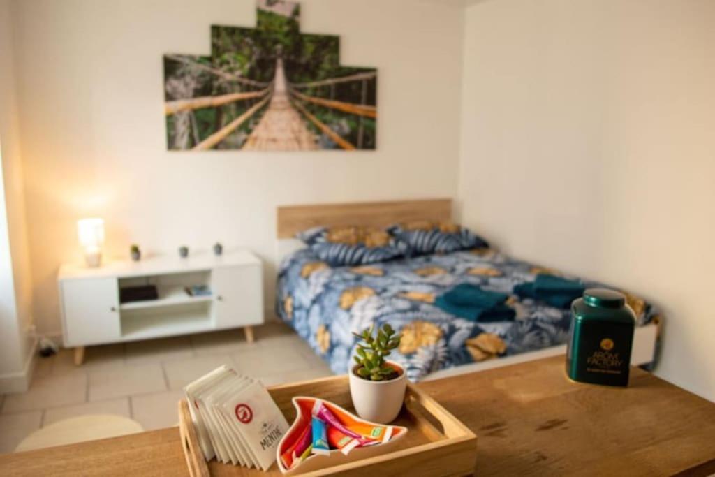 Studio Cosy Tv Wifi Confortable Et Chaleureux Gaillon Exterior foto